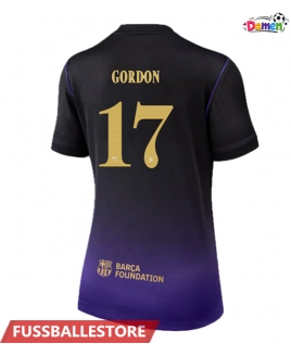 Günstige Barcelona Anthony Gordon #17 Auswärtstrikot Damen 2026-27 Kurzarm